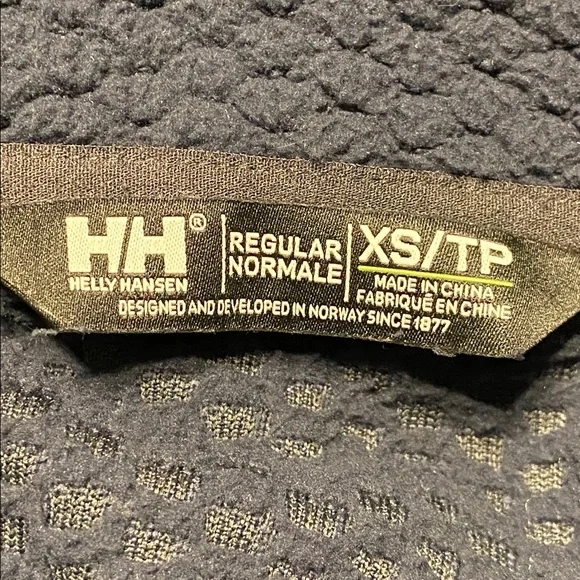 Helly Hansen Womens 1/4 Zip Pullover Fleece Heavyweight Pockets Outdoor Size XS - Picture 8 of 13